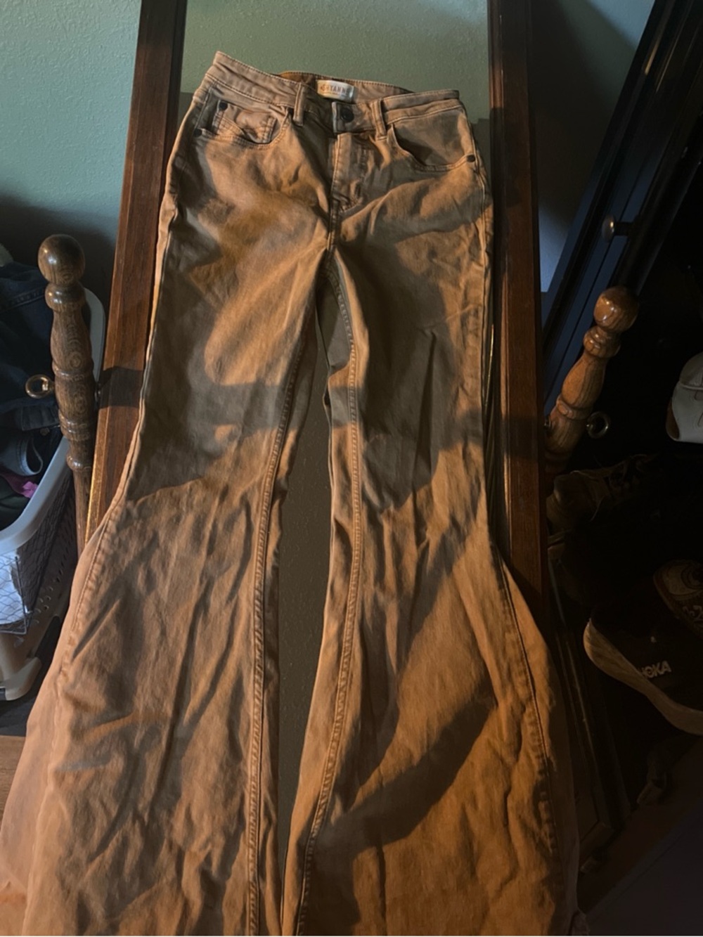 Shyanne Brown Flared Jeans